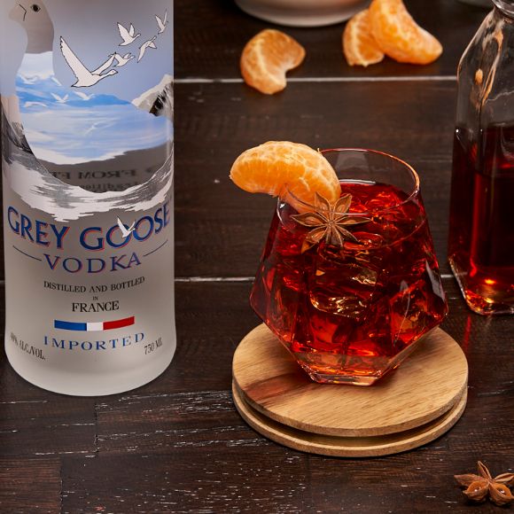 Northern Star Cocktail Recipe Cranberry Holiday Drink GREY GOOSE