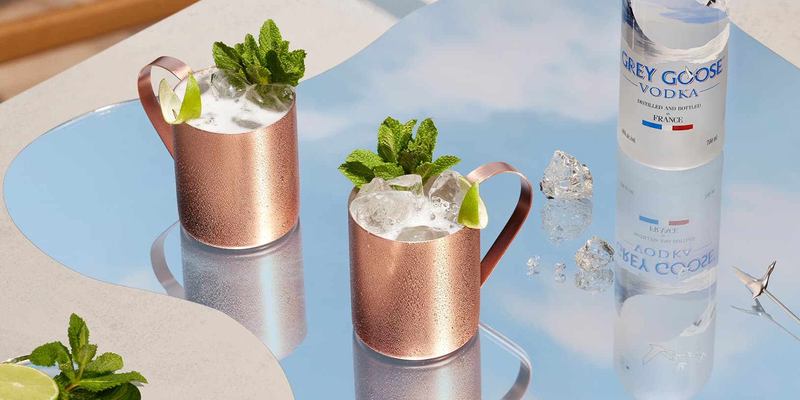 Why is a Moscow Mule served in a copper cup?