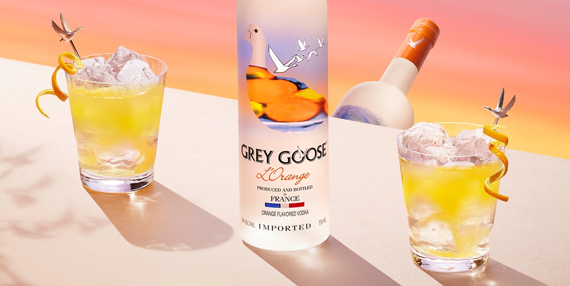 What goes well with orange flavored vodka?